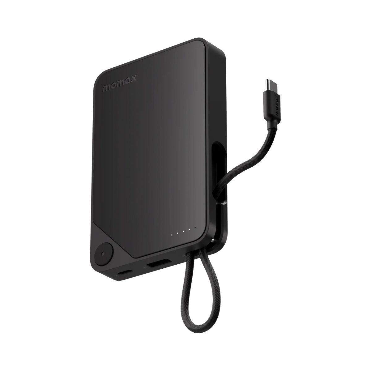 باور بانك موماكس Power X بسعة 10000 مللي امبير مع كيبل USB-C مدمج | Momax Power X 10000mAh Battery Pack with Built-in USB-C Cable