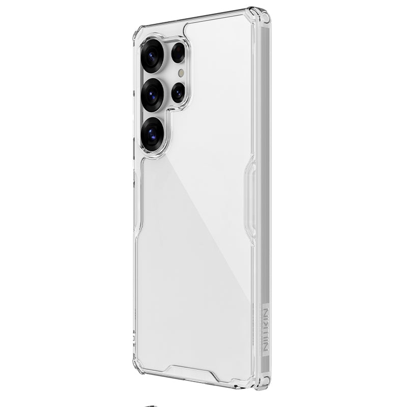 كفر نيلكين Nature TPU Pro لهاتف سامسونج جالاكسي S25 Ultra - ابيض | Nillkin Nature TPU Pro Case for Galaxy S25 Ultra - White
