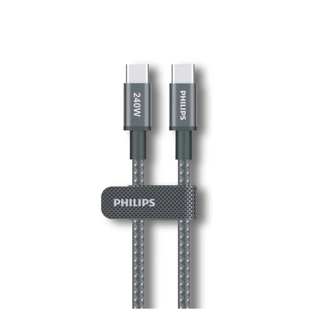 كابل شحن فيليبس DLC7030C | Philips Charge Cable DLC7030C USB-C to USB-C 240W