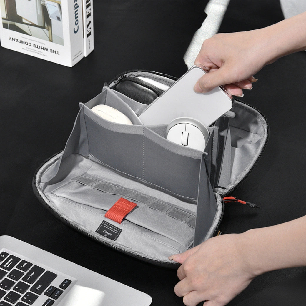 حقيبة ويوو Warriors Tech X Pro لتنظيم اكسسوارات الهاتف | WiWU Warriors Tech Pouch X Pro High-End Tech Mobile Accessories Organizer