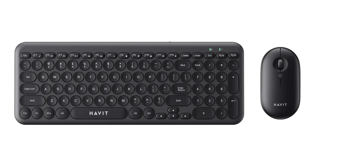 مجموعة هافيت كيبورد وماوس لاسلكية | Havit KB254GCM Wireless Keyboard + Mouse Combo