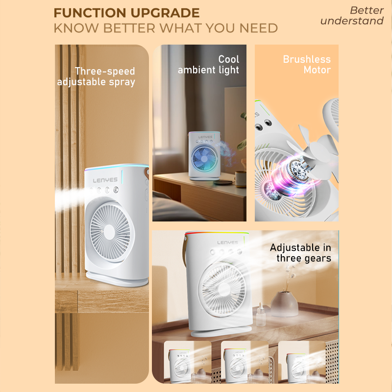 Lenyes LHF05 60mm Mini Fan – مروحة صغيرة أنيقة وقوية