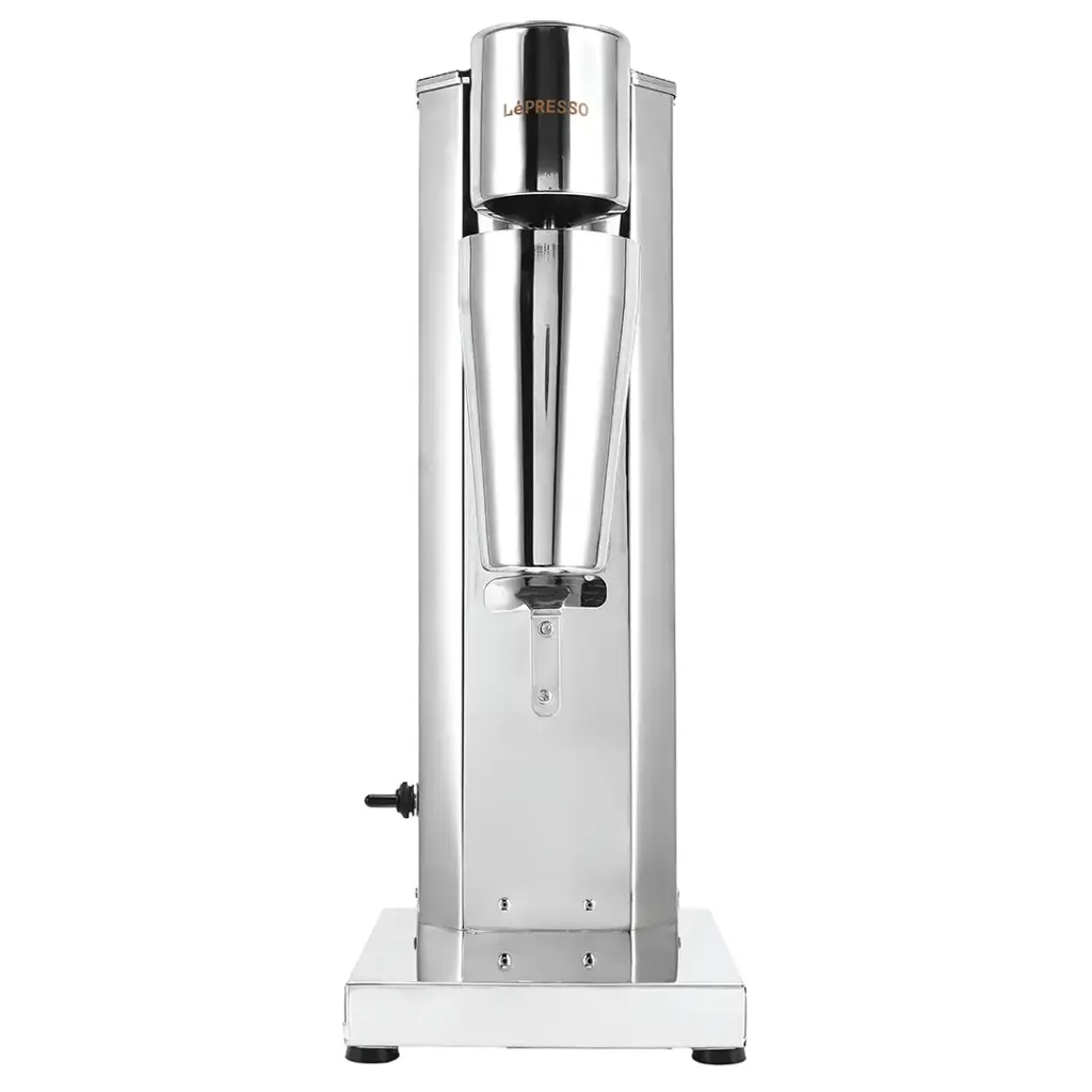 ماكينة ليبريسو فروستي ويب لصنع الميلك شيك مع تحكم سرعتين - فضي | LePresso Frosty Whip Milk Shake Maker with Dual Gear Speed Control – Silver