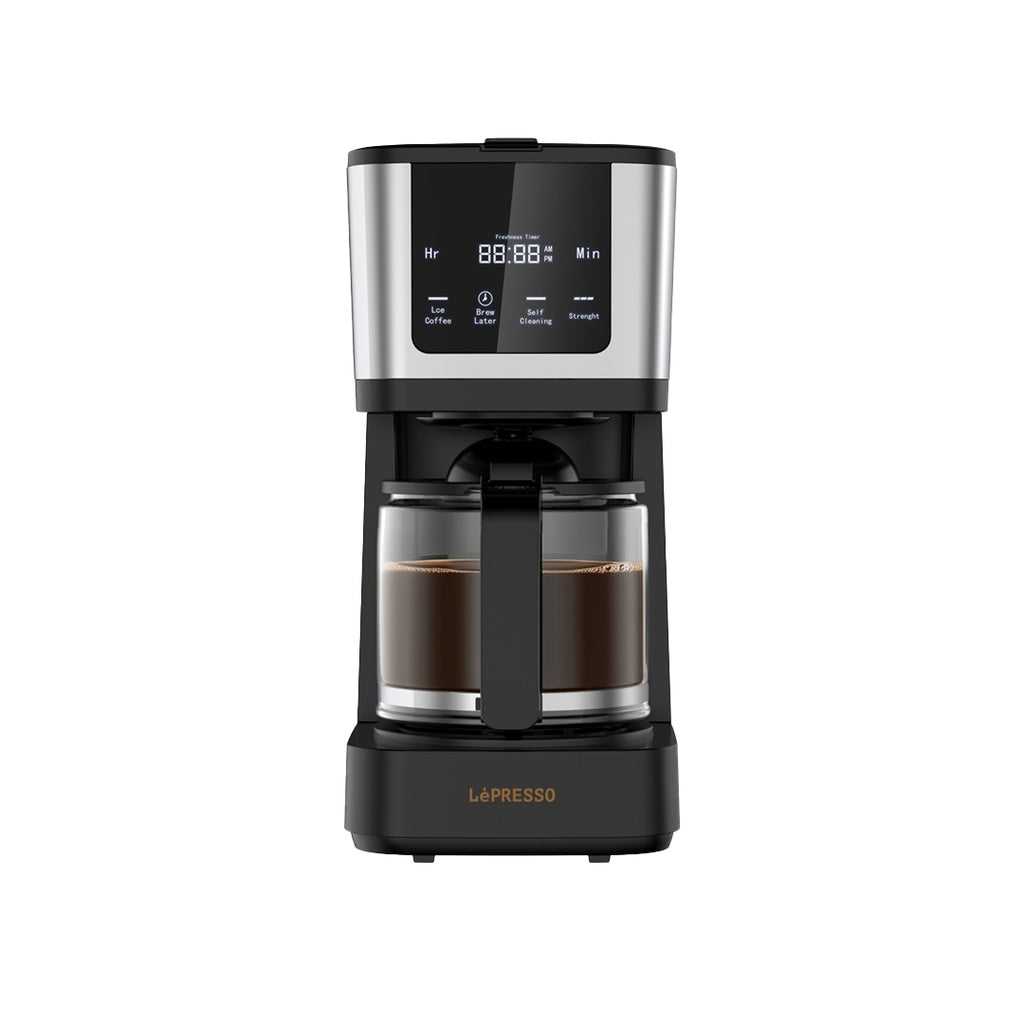ماكينة قهوة ليبريسو بالتنقيط بسعة 1.25 لتر مع كوب سفر | LePresso Drip Coffee Maker 1.25L with Travel Mug