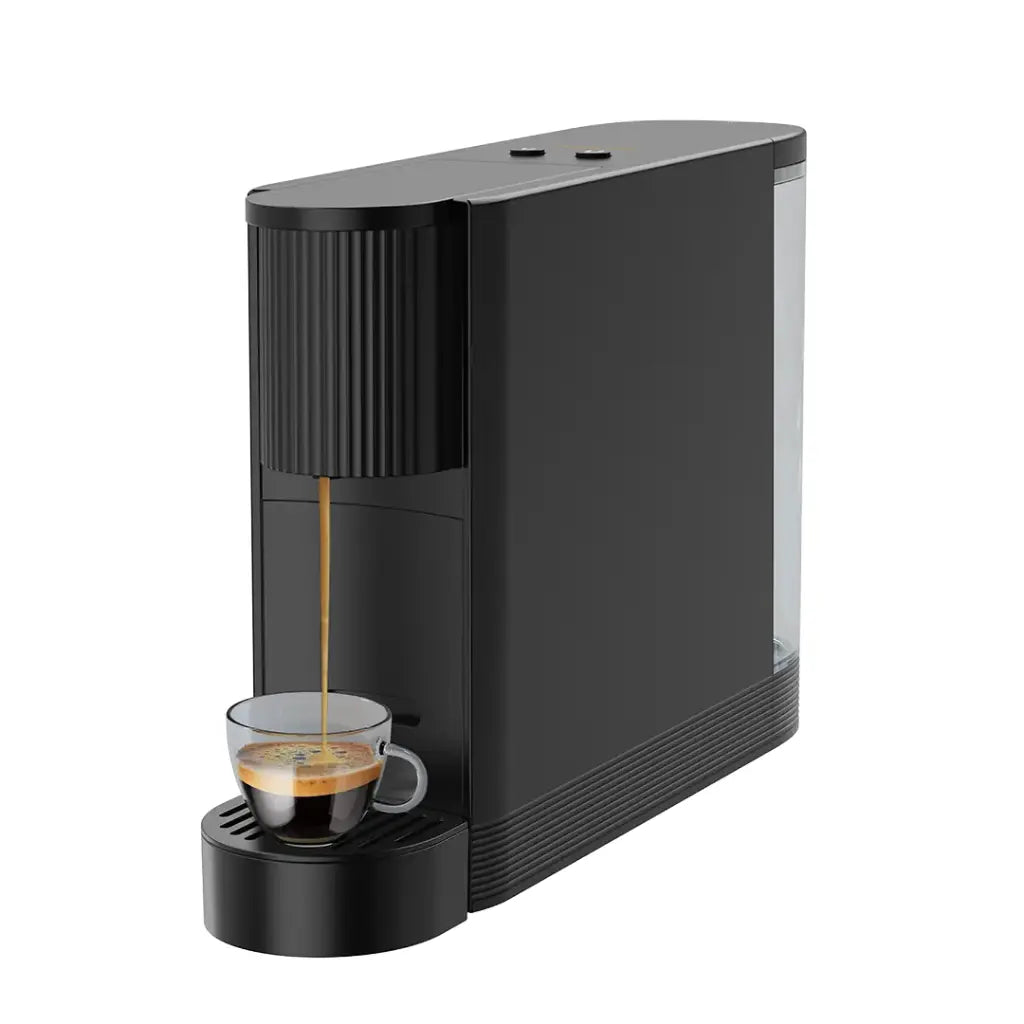 ماكينة القهوة ليبريسو بقوة 20 بار وبسعة 500 مل مع تخزين للكبسولات - اسود | LePresso 20 Bar Coffee Machine with 500ml Water Capacity and Capsule Storage - Black