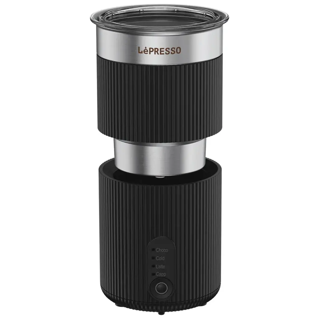 خفاق الحليب من ليبريسو بسعة 500 مل بقاعدة قابلة للفصل - اسود | LePresso Milk Frother 500ml with Detachable Base - Black