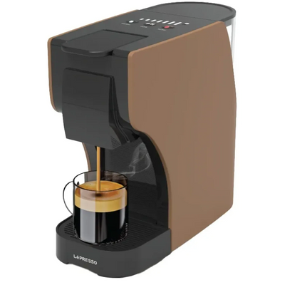 ماكينة قهوة كبسولات ليبريسو Trezza ثلاثة في واحد - بني | LePresso Trezza 3 In 1 Capsule Coffee Maker – Brown