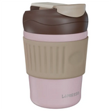 كوب ليبريسو مورنينغ سكايب الحراري مع غطاء مزدوج للشرب - وردي | LePresso Morningscape Tumbler Mug Dual Sip – Pink