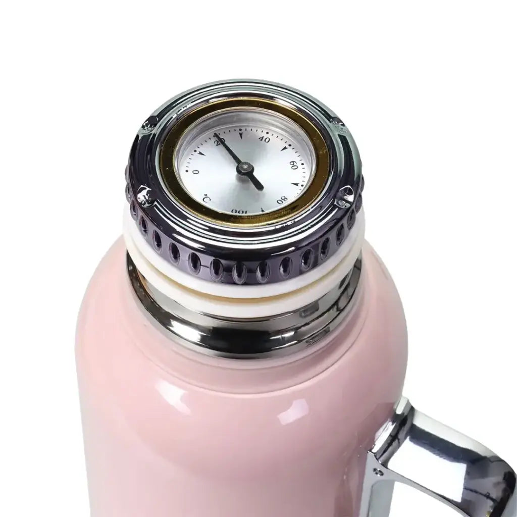 قارورة ليبريسو الحرارية ثيرمو سنس ستانلس ستيل معزولة مع مؤشر حرارة | LePresso ThermoSense Stainless Steel Insulated Bottle with Temperature Gauge