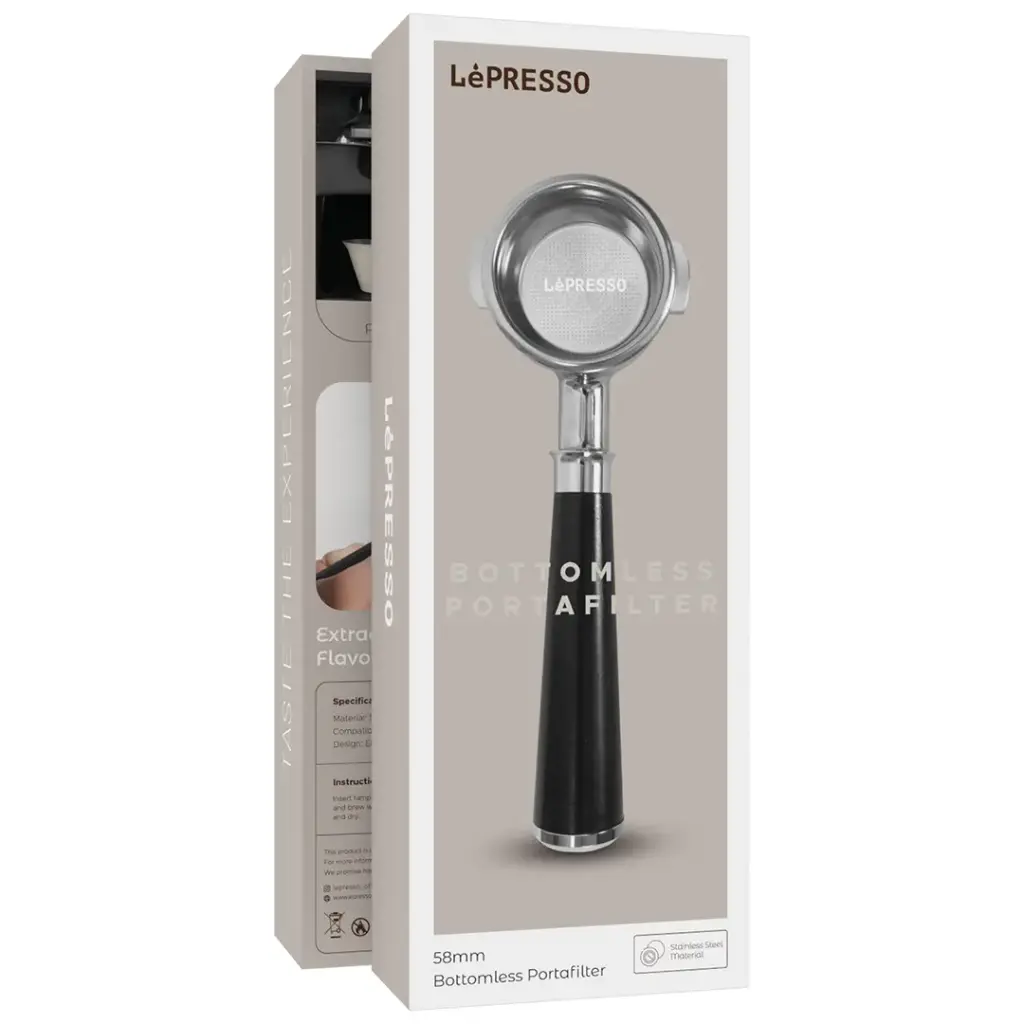 Lepresso 58mm Bottomless Portafilter | بورتافيلتر ليبريسو 58مم بدون قاعدة