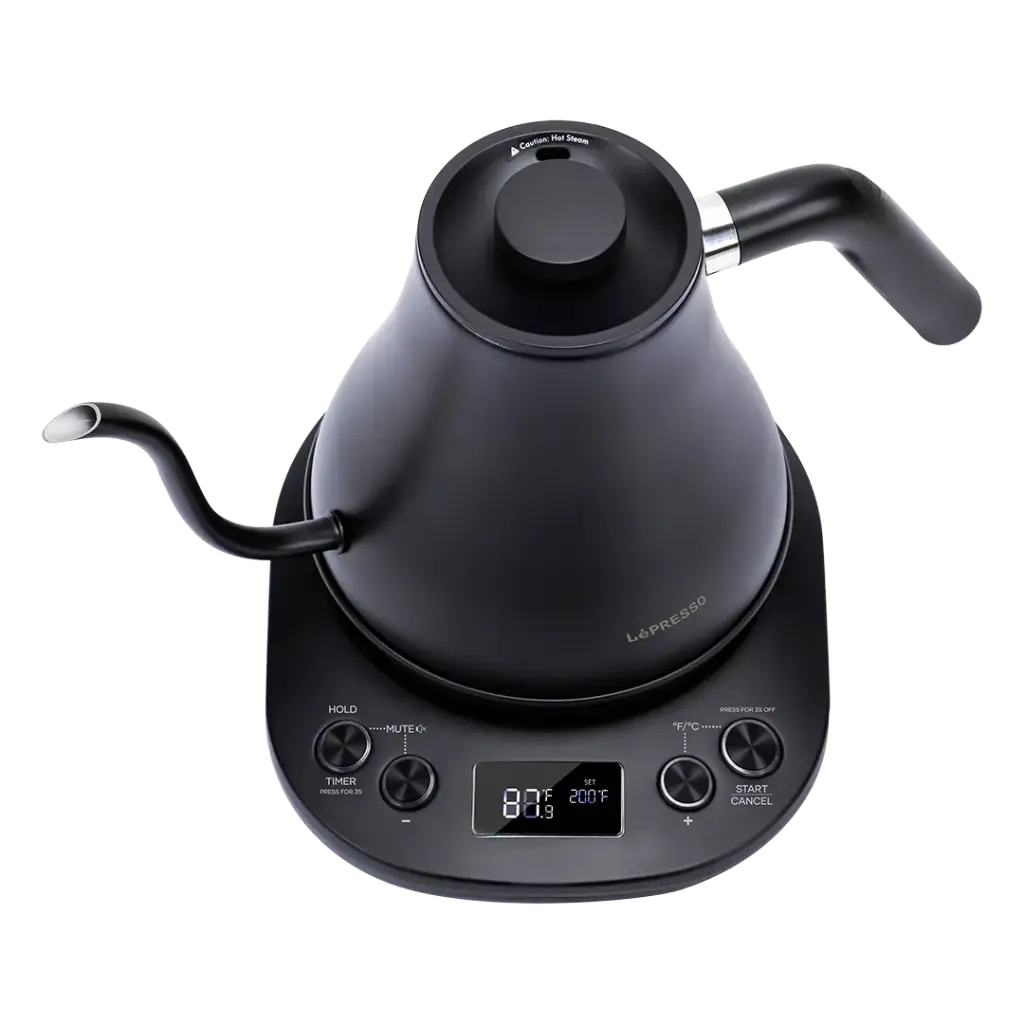 غلاية ليبريسو الكهربائية بسعة 800 مل بتحكم حراري وشاشة رقمية | LePresso 800ml Gooseneck Electric Kettle with Temp Control