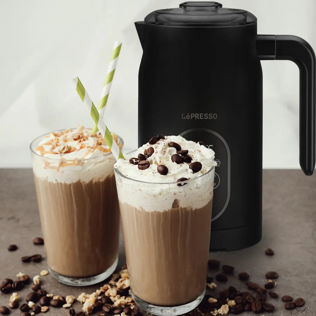 خفاق الحليب الكهربائي متعدد الوظائف من ليبريسو بقدرة 500 واط – أسود | LePresso 500W Electric Multifunction Milk Frother - Black