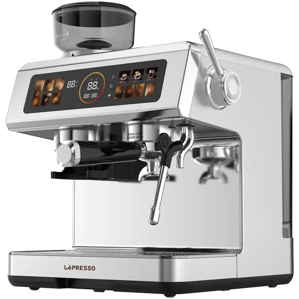 Lepresso Deliziosa Coffee Machine Silver - Detail 2