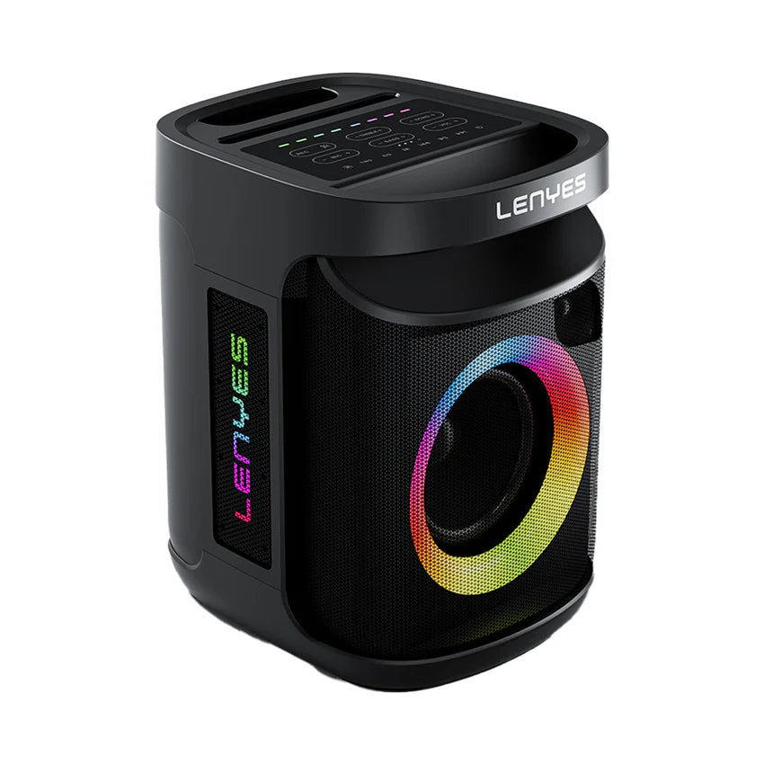 مكبر صوت لينيس S881 كاراوكي 120W بلوتوث 5.3 TWS مقاوم للماء إضاءة RGB راديو FM | Lenyes S881 120W Karaoke Bluetooth 5.3 TWS Waterproof RGB FM Speaker