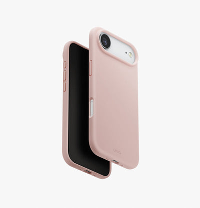 UNIQ Lino hybrid silicone case for iPhone Air Blush Pink - main view