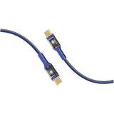 كابل USB-C شحن سريع 100 واط شفاف بإضاءة LED بطول 1.2 متر | Promate LucidLine-CC120 - كحلي