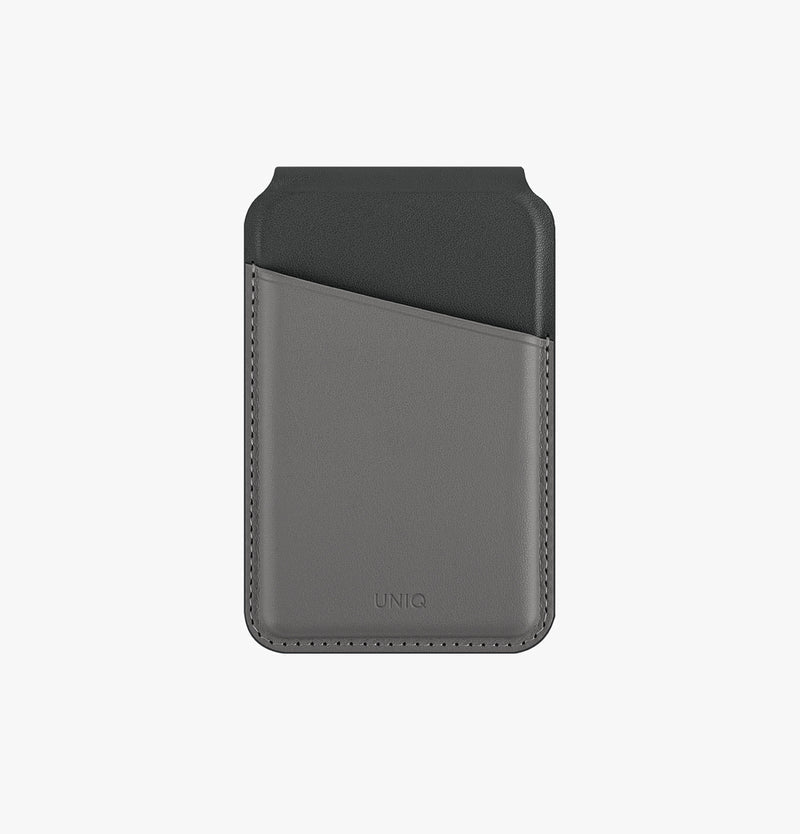 UNIQ Lyden DS magnetic card holder with stand Rhino Grey Black