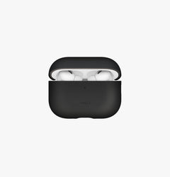 UNIQ Lyden Vex leatherette case for AirPods Pro 3 Black - front view
