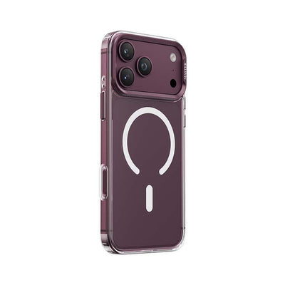 كفر ماستر MagSafe مقاوم للاصفرار لآيفون 18 برو ماكس - عنابي | Master Non-Yellowing Magsafe Case For iPhone 18 Pro Max – Burgundy