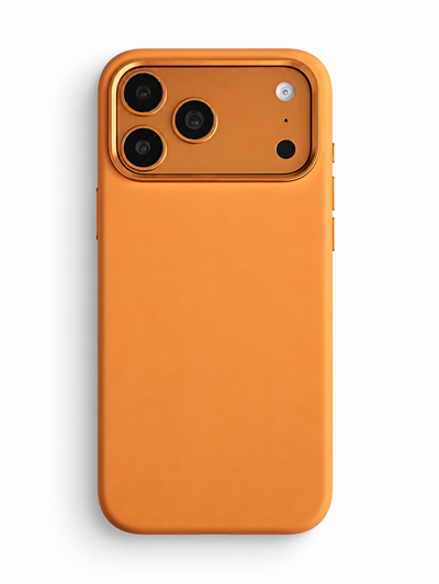 كفر سيليكون ماستر لآيفون 17 برو ماكس - برتقالي | Master Silicone Case for iPhone 17 Pro Max – Orange