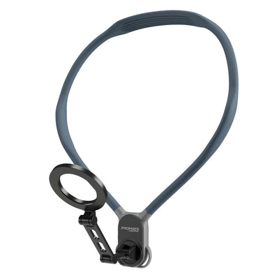 Promate MagView Blue flexible neckband MagSafe phone mount - main view