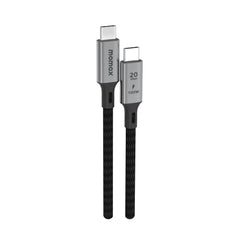 كيبل موماكس إليت تايب سي الى تايب سي بقدرة شحن 100 واط وطول 1 متر | Momax Elite 100W USB‑C to USB‑C Braided Cable, 1 m