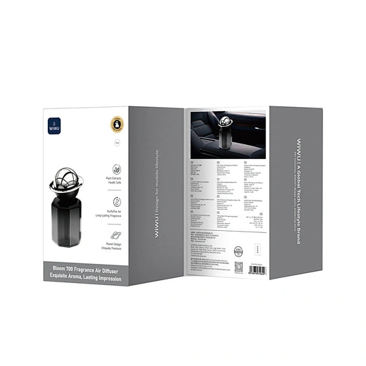 معطر جو ويوو بلوم Wi-Ai700 بتصميم UFO بسعة 150 مل للسيارة والمنزل | WiWU Bloom 700 UFO Design Car Home Diffuser 150ml Wi-Ai700
