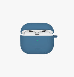 UNIQ Nexo active silicone AirPods 4 case with ear hooks Pacific Blue