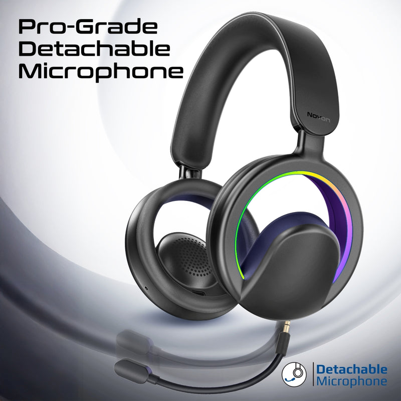 Promate Novon Open Ear Wireless Headphones 400mAh Black-Detail