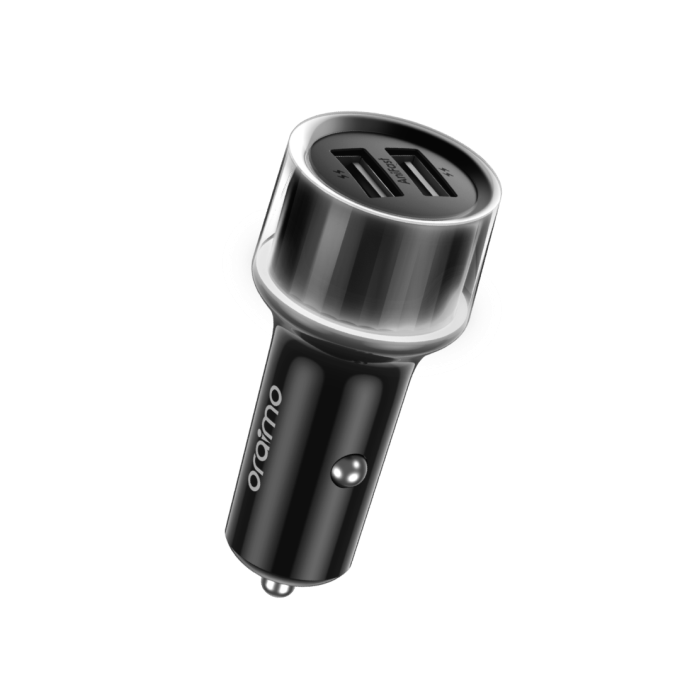 Oraimo OCC-1152D Car Charger Black - Front View