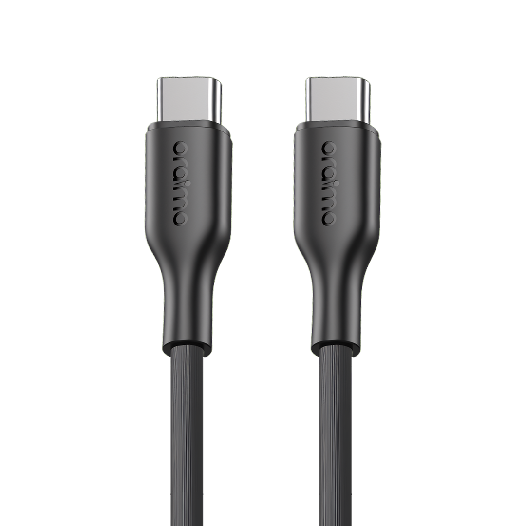 Oraimo OCD-114CC USB-C Cable Black - Front View