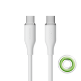 كابل Oraimo SilkLine من USB-C إلى USB-C طراز OCD-115CC بقدرة 60 واط وطول 1 متر