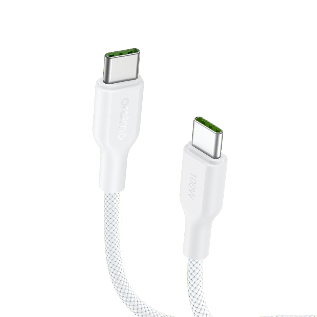 Oraimo OCD-1525CC USB-C Cable White - Product View