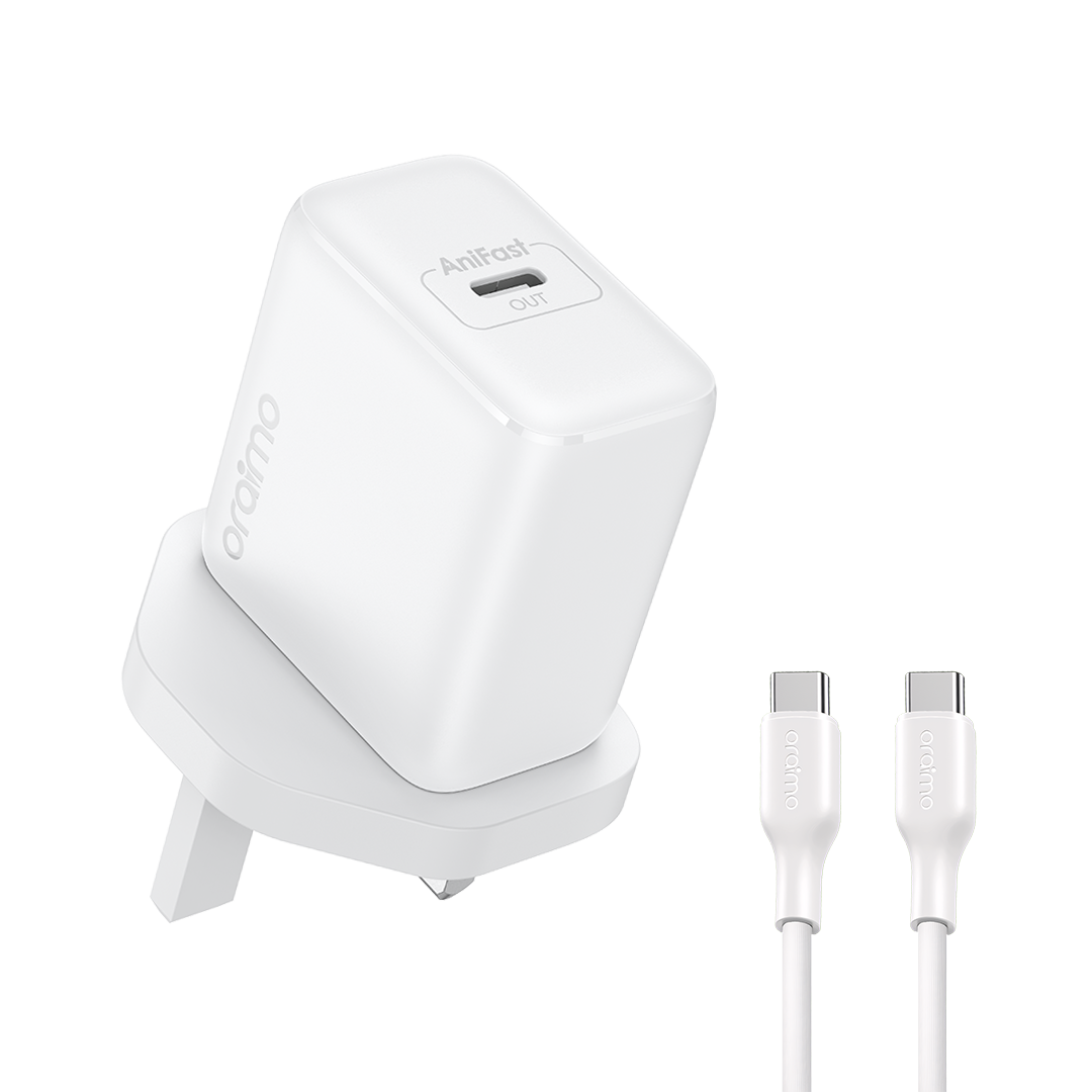 Oraimo OCW-5351UCC Charger White - Main View