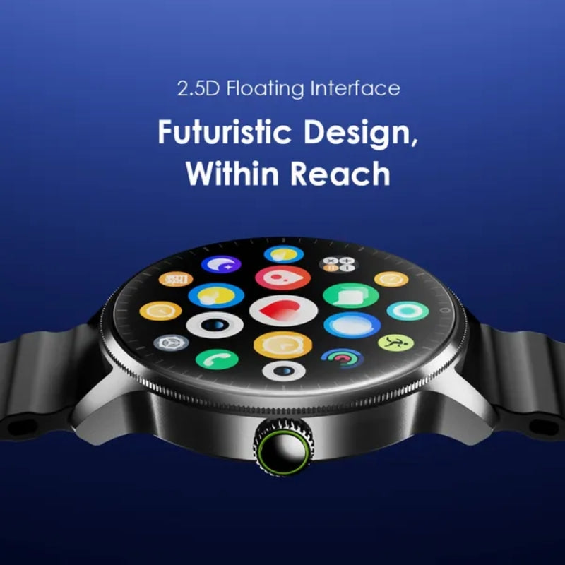 Oraimo Smartwatch OSW-830 Black - Oraimo Smartwatch bi dîmendera AMOLED a 1.43 înç û berxwedana avê ya IP68