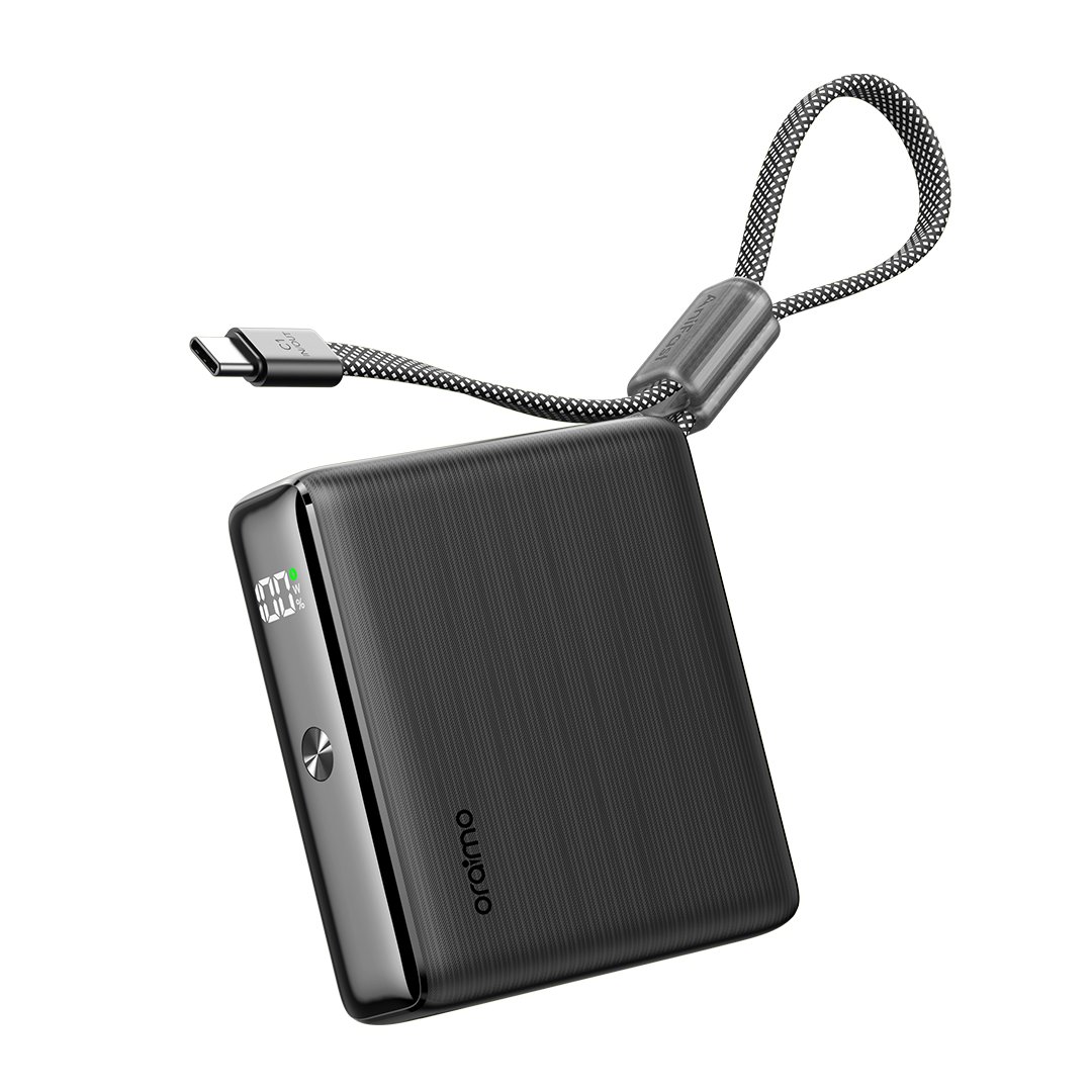 Oraimo OPB-7203C Power Bank Black - Front View