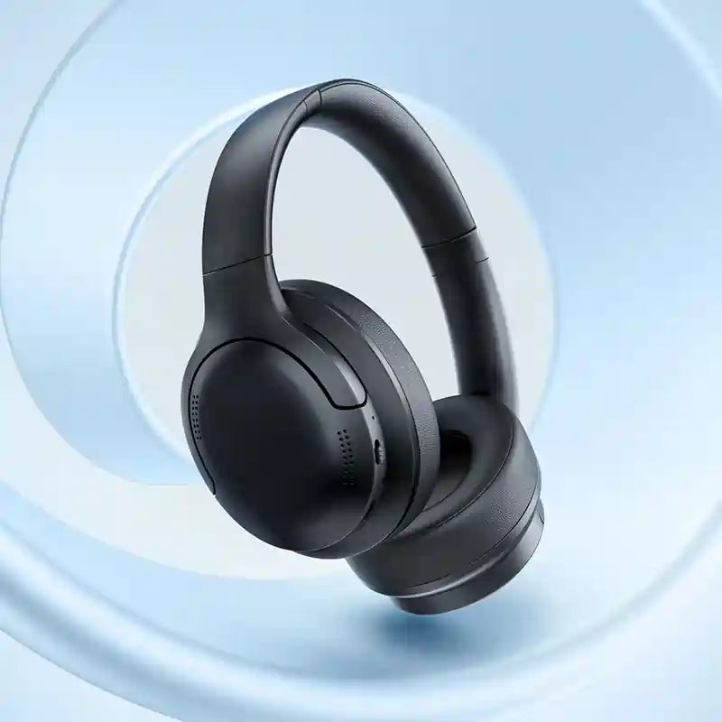 Baseus Bass BH1 Lite Wireless Headphones Black - سماعات رأس بيسوس باس BH1 لايت لاسلكية سوداء