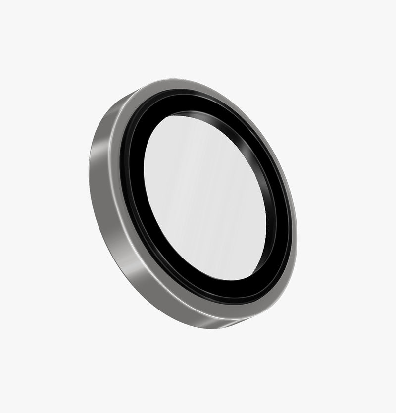 UNIQ Optix Prime sapphire camera lens protector for iPhone 16 Pro Titanium Grey