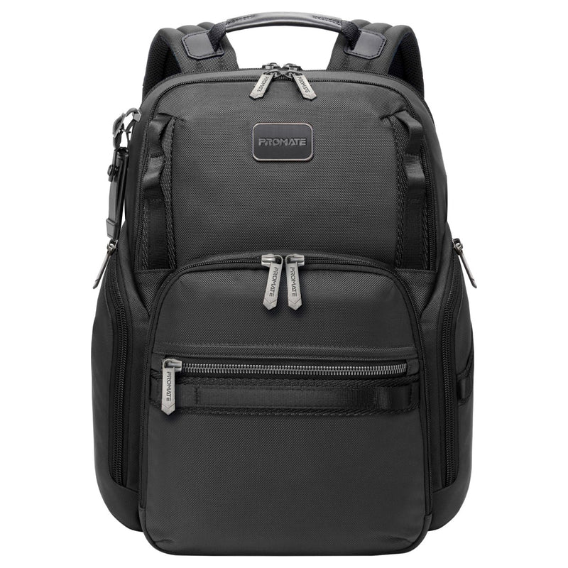 Promate Oracle-BP Laptop Backpack 15.6 inch 28L Tag Tracker Black-Front