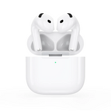 سماعات بورودو بلو 4 ببطارية 300mAh - أبيض | Porodo Blue Airpods 4 With 300 mAh Battery – White