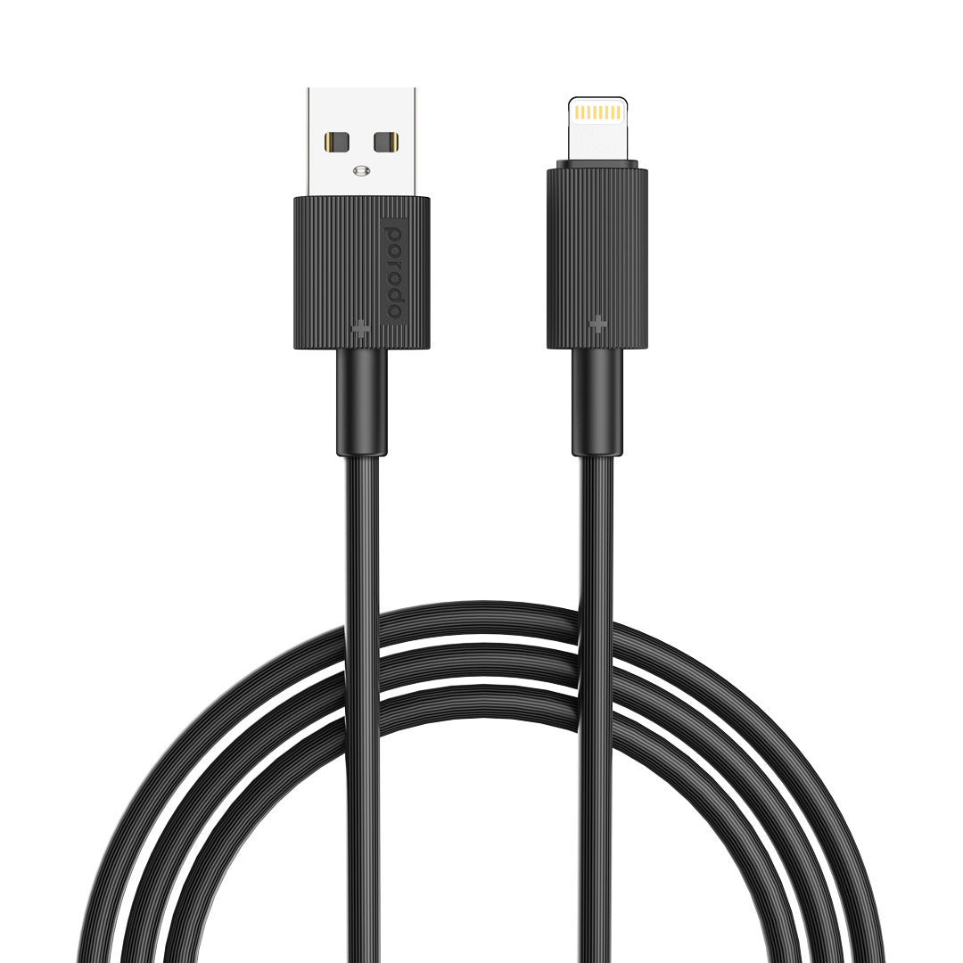 Kabloya Porodo USB-A bo Lightning PVC 3M, Şarjkirina Bilez | Kabloya Porodo USB-A bo Lightning PVC 3M.