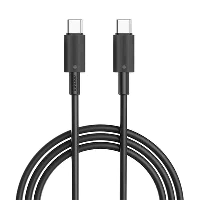 Kabloya Porodo USB-C bo USB-C, 3 metre dirêj, şarjkirina bilez 60W | Kabloya Porodo Type-C bo C PVC 3M 60W.