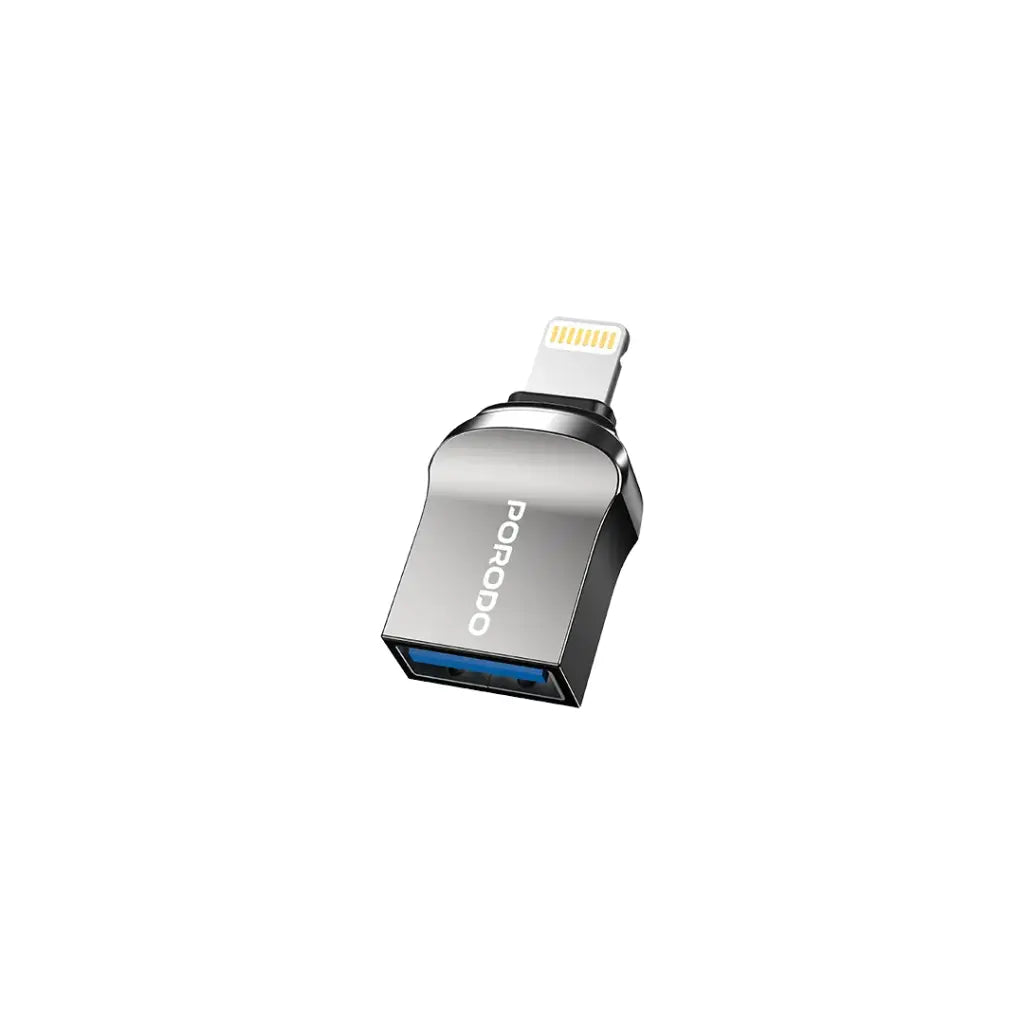 Adaptora OTG ya Porodo Lightning - Reş