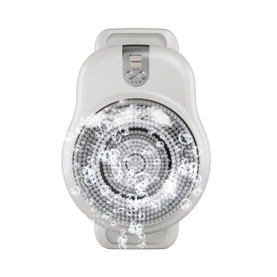 فرشاة استحمام كهربائية قابلة للتثبيت على الحائط من بورودو لايف ستايل - ابيض | Porodo Lifestyle Electric Shower Scrubber Wall-Mounted – White