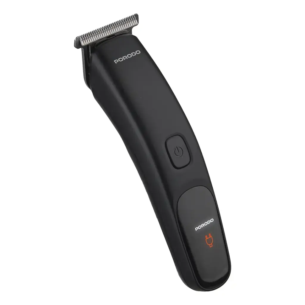 Porodo Lifestyle T-Blade Hair Trimmer 600mAh - Black | ماكينة حلاقة بورودو لايفستايل T-Blade ببطارية 600mAh - أسود