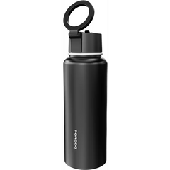 زجاجة ماء مغناطيسية بورودو لايف ستايل 32 أونصة - أسود | Porodo Lifestyle Magsafe Bottle 32oz - Black