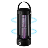 مصباح قاتل الحشرات الكهربائي بورودو بسعة بطارية 2000 مللي امبير وبمنفذ تايب سي - اسود | Porodo Lifestyle Electric Insect Killer Lamp 2000mAh Type-C - Black