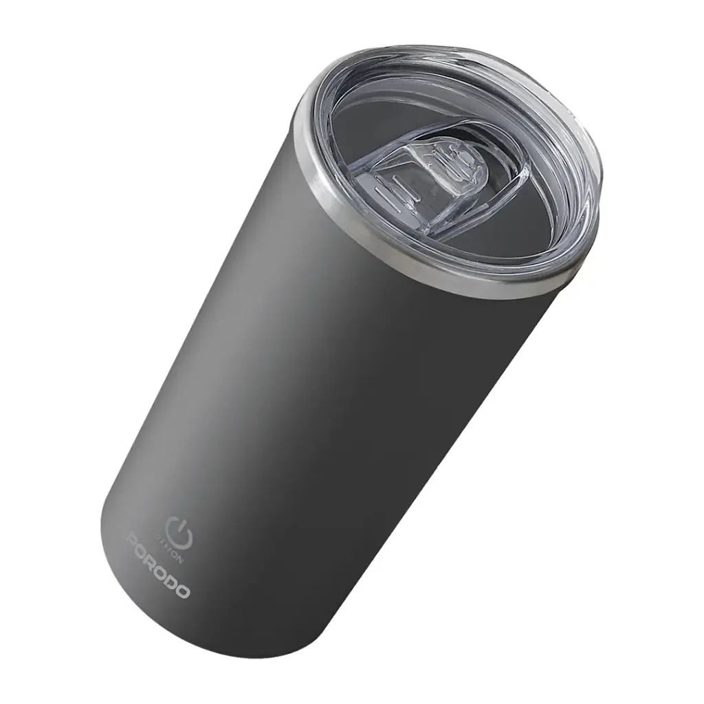Porodo Lifestyle 400ml Auto-Stirring Suction Twin Wall Cup | كوب بورودو لايف ستايل 400 مل بخاصية التحريك الذاتي