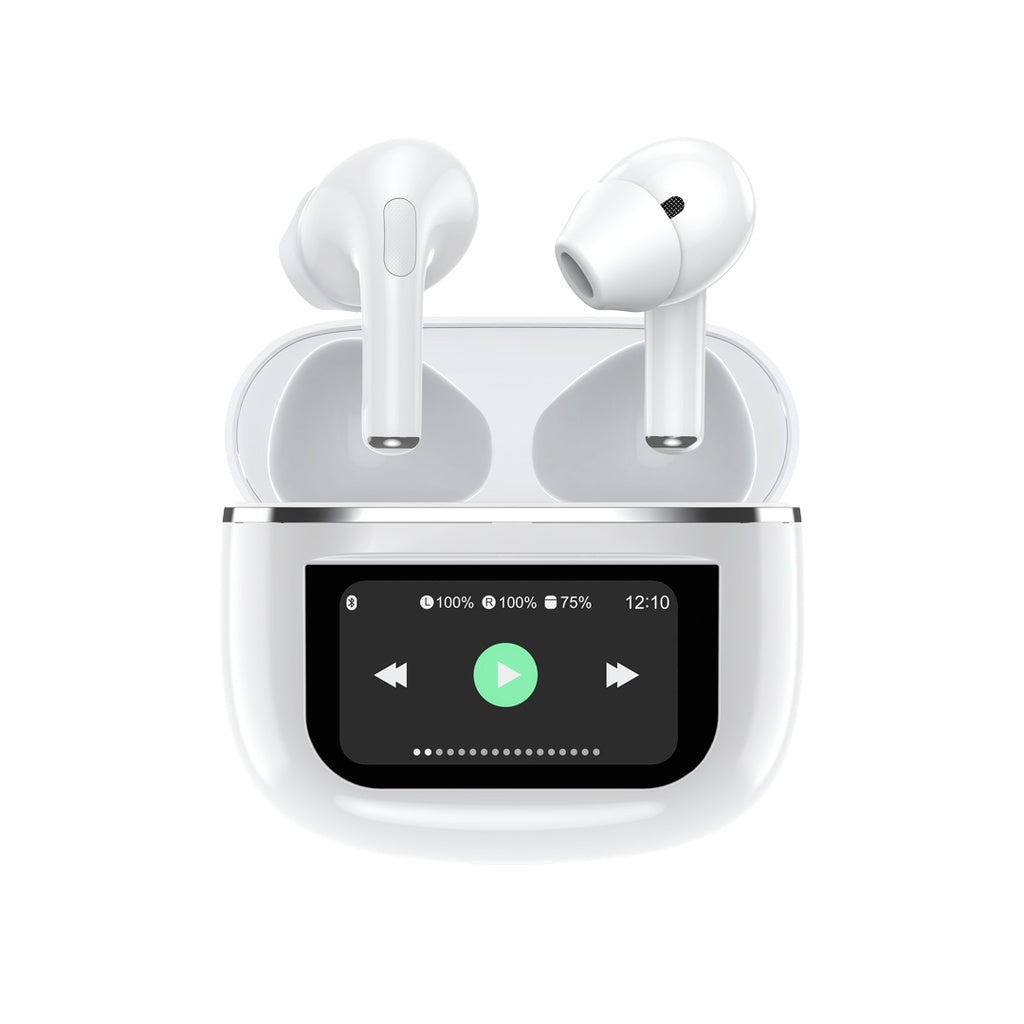 سماعات بورودو ساوندتيك وندر TWS اللاسلكية مع شاشة لمس | Porodo Soundtec Wonder TWS Earphone with Touch Screen.