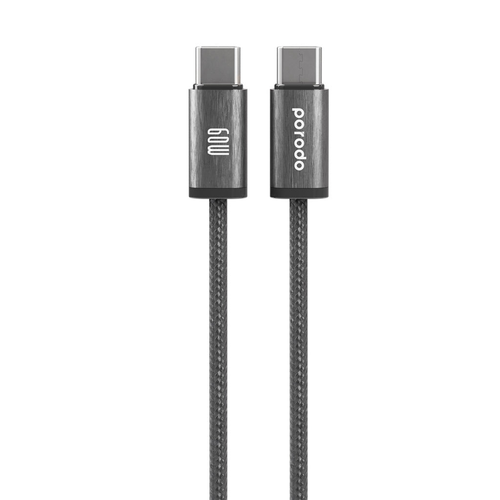 Kabloya Porodo ya Çêkirî ya USB-C bo USB-C ya 60W, 1.2M | Kabloya Porodo ya Çêkirî ya 60W Tîpa-C bo Tîpa-C 1.2M.